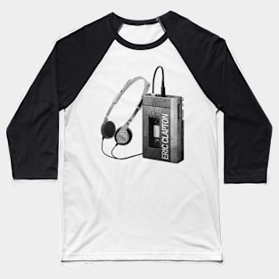 Walkman Play Clapton Song Baseball T-Shirt